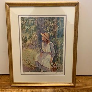 Irene Borg watercolor “Solitude”